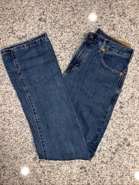 Levi's 517 Bootcut Men’s Jeans in Dark Blue Denim